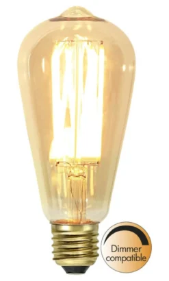 E27 Vintage Gold Navigation 3.7W 1800K 240lm LED-Lampa