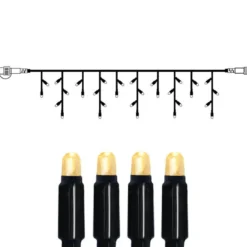 EXTRA SYSTEM 24 Istappsslinga 3m 49LED Varmvit/Svart IP44