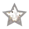 FAUNA Bordsdekoration 32cm 10LED Brun