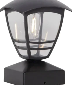 FELIX Solcellsdekoration 19cm Svart