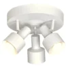 FERDINAND takspot 3:a rund Vit 30cm