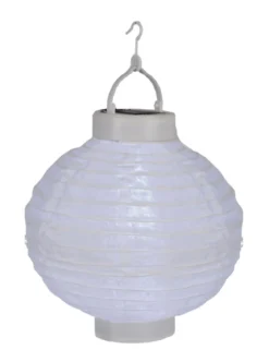 FESTIVAL Solcell Papperslykta 22cm Vit