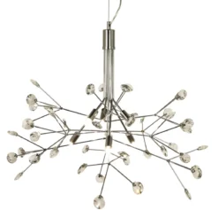 FIESTA Takpendel 59cm Krom/Klar