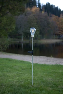 FILLE Solcellsdekoration 80cm Transparent IP44