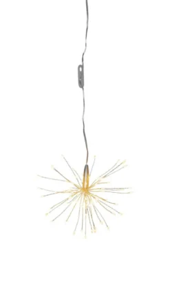 FIREWORK Hängande dekoration 16cm 80LED Silver