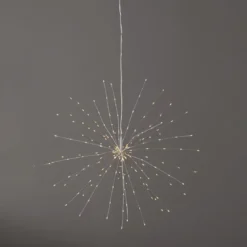 FIREWORK Hängande dekoration 45cm 200LED Silver