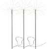 FIREWORK 3-Pack Utedekoration 65cm 180LED Silver IP44