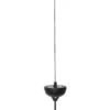 FIREWORK SOLAR Solcells-dekoration 105cm IP44 Svart