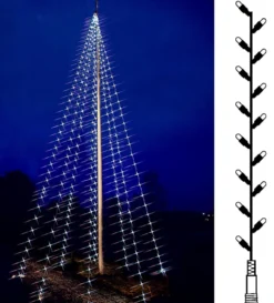 Flaggstångbelysning Reservslinga Varmvit & Kallvit Flagpole-Tree
