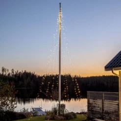 FLAGGSTÅNGSBELYSNING Shiny Warm White 10m 500LEDIP44