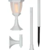 FLAME Solcellsdekoration 63cm Vit IP44