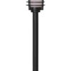 FLAME Solcells-pollare 53cm Svart