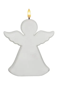FLAMME ANGEL LED-Gravljus 18cm Vit IP44