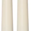 FLAMME CANDY LED-Antikljus 2-pack 26cm Gul