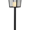 FLAMME LANTERN LED Gravljus 52cm Svart
