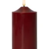 FLAMME LED Blockljus 15cm Röd
