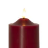FLAMME LED-Blockljus 9,5cm Röd
