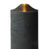 FLAMME LED Blockljus 15cm Svart