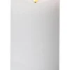 FLAMME LED-Blockljus 14cm Vit