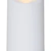 FLAMME LED-Blockljus 15cm Vit
