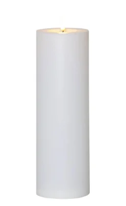 FLAMME RAK LED-Dekorationsljus 32,5cm Vit