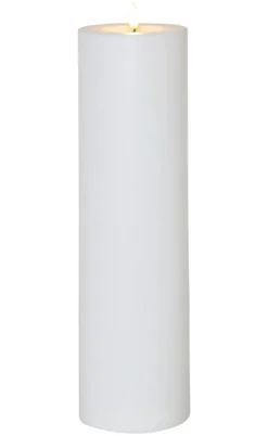 FLAMME RAK LED-Dekorationsljus 37,5cm Vit
