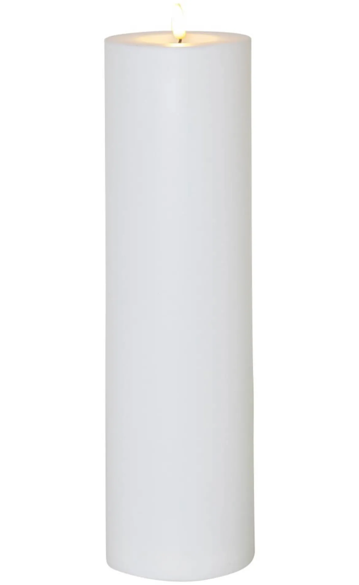 FLAMME RAK LED-Dekorationsljus 37,5cm Vit