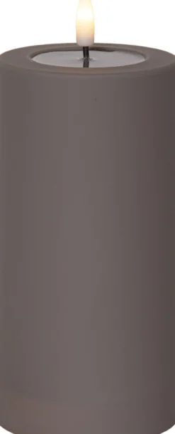 FLAMME SOFT LED-Blockljus 17,5cm LED Mullvad