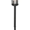 FLORIAN Solcells-pollare 47cm Svart