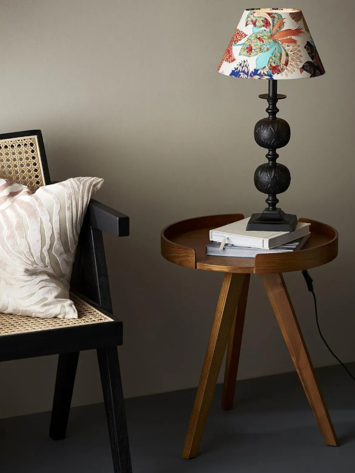 FLORY Lampfot E27 45cm Svart