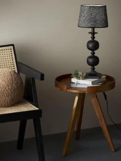 FLORY Lampfot E27 45cm Svart