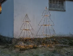 FOLDY Dekorationsträd Utomhus 300LED 170cm Svart IP44