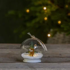 FOREST FRIENDS Batteridekoration Räv 8cm