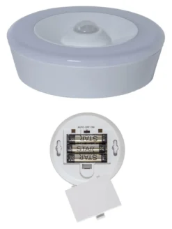 FUNCTIONAL Nattlampa Batteri 8,6cm Vit