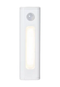 FUNCTIONAL Nattlampa LED Batteri Dimbar Sensor 12,5cm Vit