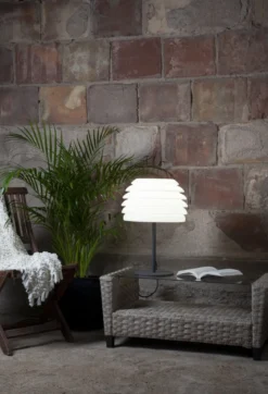 GARDENLIGHT Bordslampa Utomhus 50cm Vit IP65