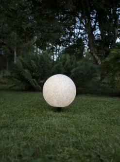 GARDENLIGHT Utedekoration Boll 38cm Grå IP65