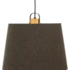 GEILO Taklampa 45cm Grå/Svart/Trä