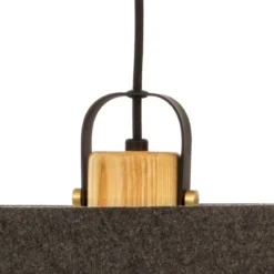 GEILO Taklampa 45cm Grå/Svart/Trä