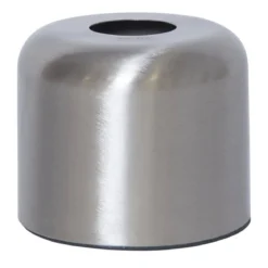 GLANS Lampfot E27 10cm Borstad stål