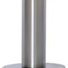 GLANS Lampfot E27 17cm Borstad stål
