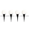 GLOBUS Solcells-Ljusslinga 9cm Vit