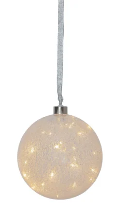 GLOW SNOW Glaskula 30L 15cm Frostad