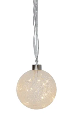 GLOW SNOW Glaskula 15L 10cm Frostad Batteri