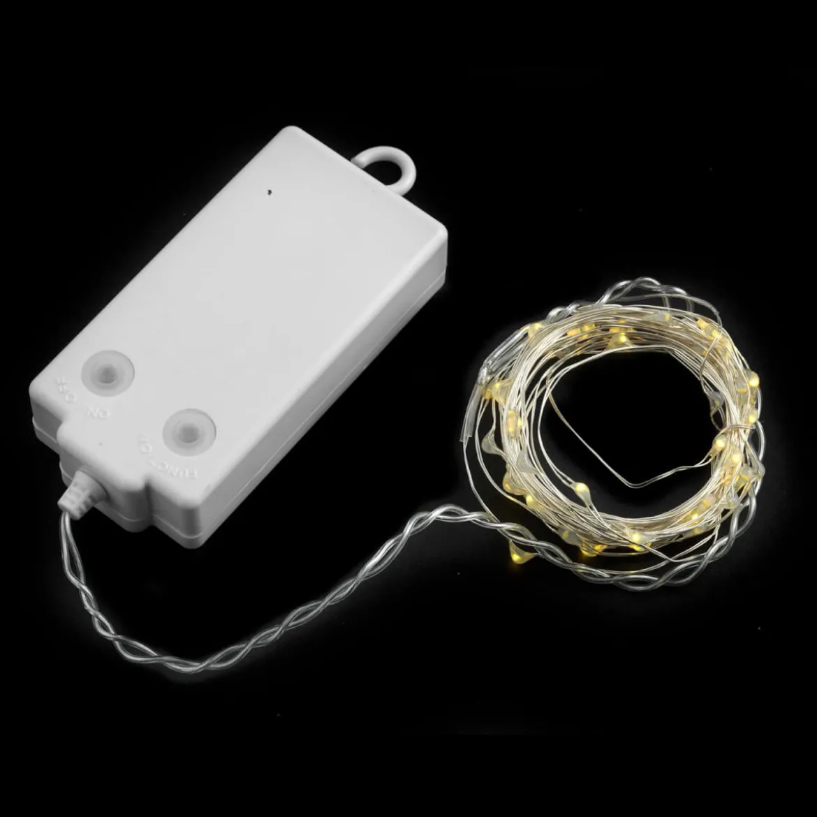GNISTRA Ljusslinga 5,2m Kallvit 50LED Batteri