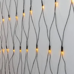 GOLDEN WARM WHITE Ljusnät 200LED 3x3m Varmvit/Svart IP44