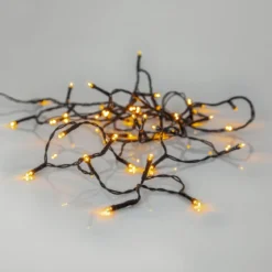 GOLDEN WARM WHITE Ljusslinga 2,8m 40LED Extra varmvit/Svart IP44