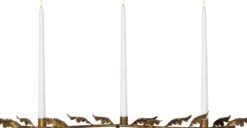 GRACE Ljusstake 80cm Antikmässing