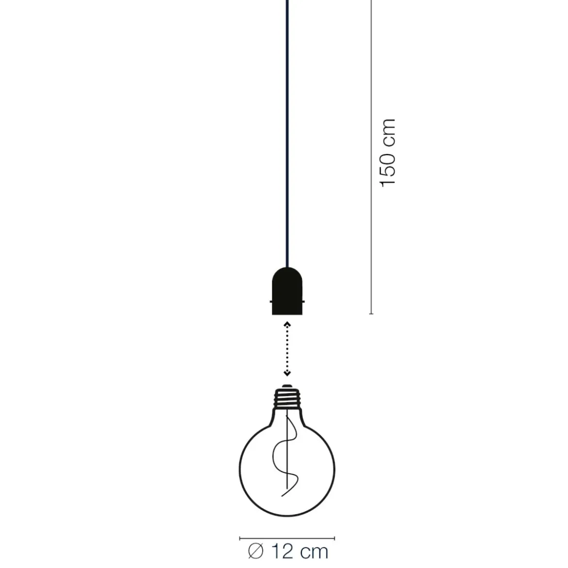 GRAVITY + Decoled klar 12V Svart IP44