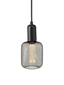 GRID Fönsterlampa Cylinder 10cm Svart